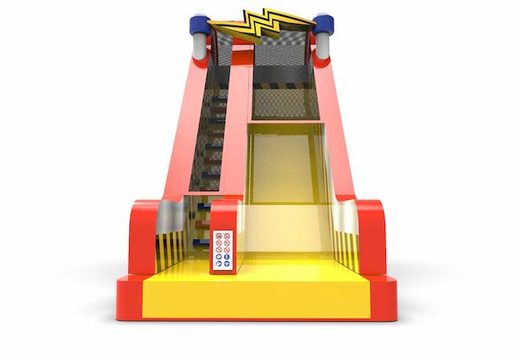 Get an inflatable dryslide S22 in theme high voltage for both young and old. Order inflatable dryslides online at JB Inflatables America