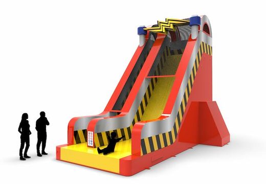 Order unique inflatable dryslide S22 in theme high voltage for both young and old. Buy inflatable reclame dryslides online at JB Inflatables America