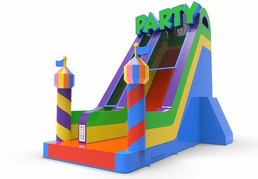 Order an inflatable dryslide S22 in party theme for both young and old. Inflatable commercial dryslides online for sale at JB Inflatables America