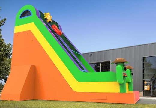 Unique inflatable dryslide S22 in Texas theme for both young and old for sale. Buy inflatable reclame dryslides online at JB Inflatables America