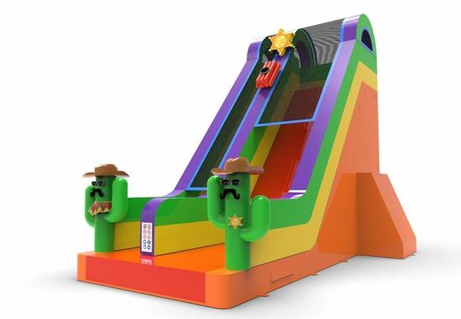Get an inflatable dryslide S22 in Texas theme for both young and old. Order inflatable dryslides online at JB Inflatables America