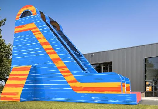 Order an inflatable dryslide S22 in waterfall theme for both young and old. Inflatable commercial dryslides online for sale at JB Inflatables America