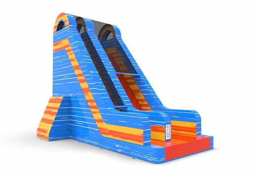 Buy an inflatable dryslide S22 in waterfall theme for both young and old. Order inflatable commercial dryslides online at JB Inflatables America