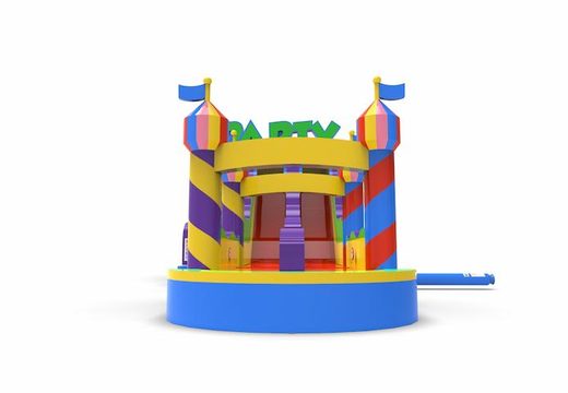 Order an inflatable waterslide D18 in party theme for both young and old. Inflatable commercial waterslides online for sale at JB Inflatables America