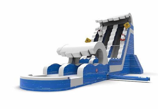 Order an inflatable waterslide D22 in winter edition theme for both young and old. Inflatable commercial waterslides online for sale at JB Inflatables America