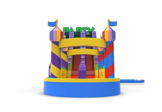 Order an inflatable waterslide D22 in party theme for both young and old. Inflatable commercial waterslides online for sale at JB Inflatables America