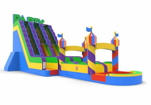Unique inflatable waterslide D22 in theme party for both young and old for sale. Buy inflatable reclame waterslides online at JB Inflatables America