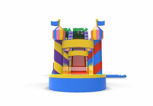 Buy an inflatable waterslide S22 in party theme for both young and old. Order inflatable commercial waterslides online at JB Inflatables America