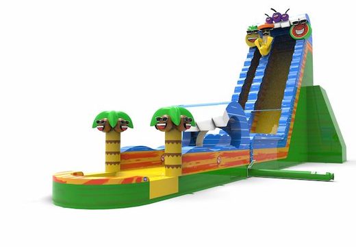 Unique inflatable waterslide S30 in theme caribbean for both young and old for sale. Buy inflatable reclame waterslides online at JB Inflatables America