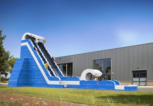 Unique inflatable waterslide S30 in theme winter edition for both young and old for sale. Buy inflatable reclame waterslides online at JB Inflatables America