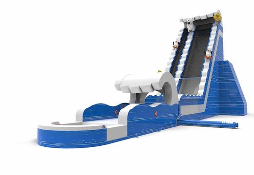 Order an inflatable waterslide S30 in winter edition theme for both young and old. Inflatable commercial waterslides online for sale at JB Inflatables America