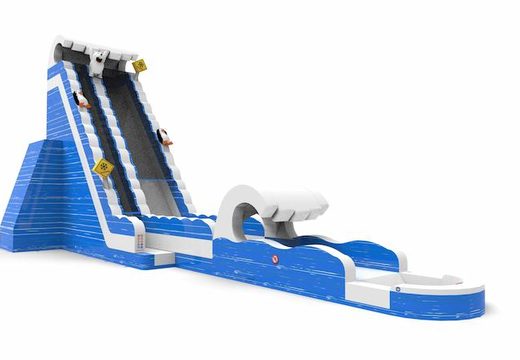 An inflatable waterslide S30 in theme winter edition for both young and old for sale. Order inflatable waterslides online at JB Inflatables America