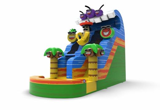 Get an inflatable waterslide S15 in theme caribbean for both young and old. Order inflatable waterslides online at JB Inflatables America