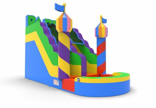 An inflatable waterslide S15 in theme party for both young and old for sale. Order inflatable waterslides online at JB Inflatables America