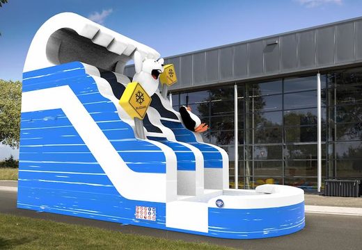 Unique inflatable waterslide S15 in theme winter edition for both young and old for sale. Buy inflatable reclame waterslides online at JB Inflatables America  