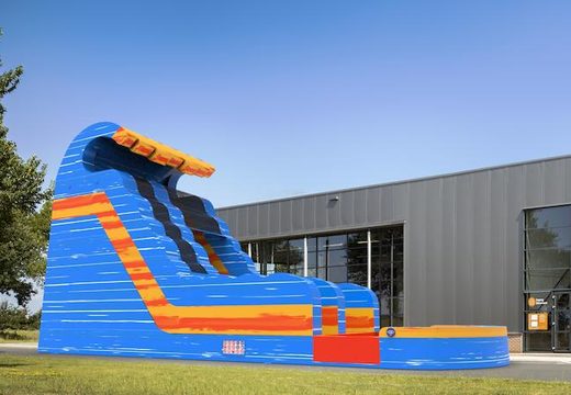 An inflatable waterslide S18 in theme waterfall  for both young and old for sale. Order inflatable waterslides online at JB Inflatables America