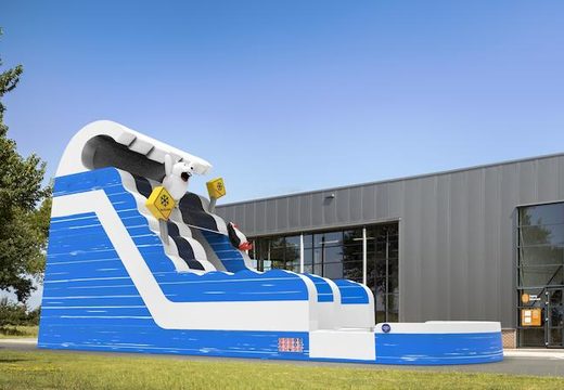 Order unique inflatable waterslide S18 in theme winter edition for both young and old. Buy inflatable reclame waterslides online at JB Inflatables America  