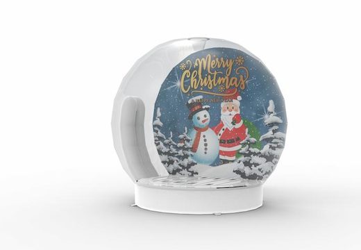 Buy a unique inflatable snow globe XL for both young and old. Order inflatable winter attractions now online at JB Inflatables America