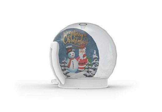 Buy a unique inflatable small snow globe for both young and old. Order inflatable winter attractions now online at JB Inflatables America