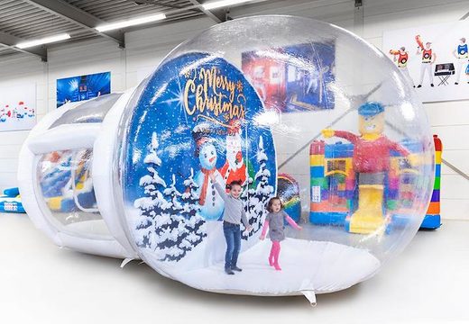 Buy inflatable snow globe XL for both young and old. Order inflatable winter attractions now online at JB Inflatables America