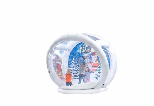 Buy an airtight inflatable snow globe for both young and old. Order inflatable winter attractions now online at JB Inflatables America