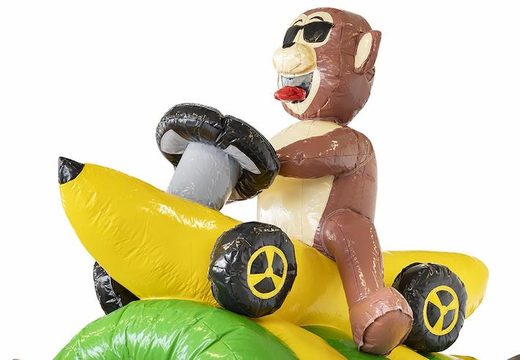 Banana Monkey Theme Inflatable Inflatable With Slide For Sale For Kids