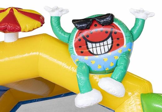Order inflatable bouncy castle summer party theme with festive objects for children