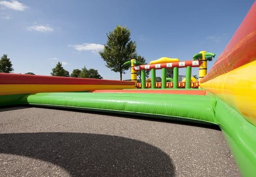 Opblaasbaar sport en spel kopen hobbelpaard race zeskampspel dorpsfeest voor kinderen bij JB Inflatables
