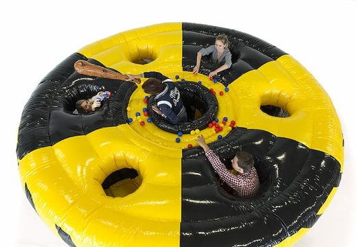 Opblaasbaar spel attractie te koop voor vrijgezellenfeest dorpsfeest whack a mole mol slaan voor kinderen bij JB Inflatables