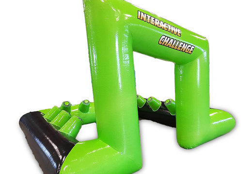 Buy inflatable boarding for interactive games in green with black