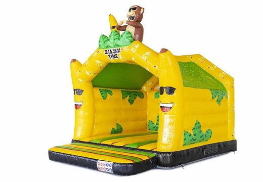 banana monkey theme standard inflatable bouncer for sale for kids