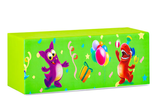 Softplay tripple playblock in het thema Party te koop bij JB Inflatables Nederland. Bestel nu online de Softplay tripple playblock Party bij JB Inflatables Nederland