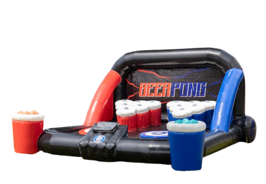 Inflatable Beer Pong Game With Interactive Spots To Throw For Sale For Kids And Adults