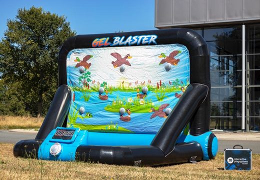 Buy inflatable shooting galary with interactive sports in different themes