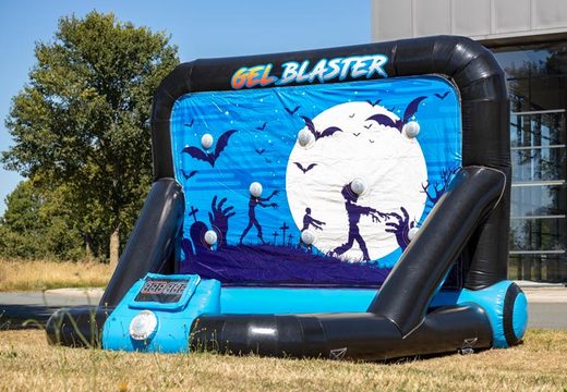 Order inflatable shooting galary with interactive sports in different themes