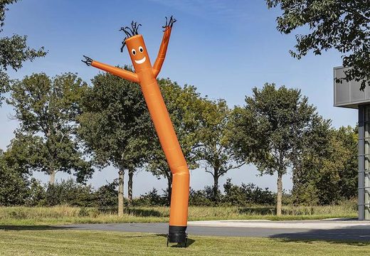 Inflatable 6 or 8 meter skydancers in orange for sale at JB Inflatables America. Order inflatable airdancers in standard colors and dimensions directly online