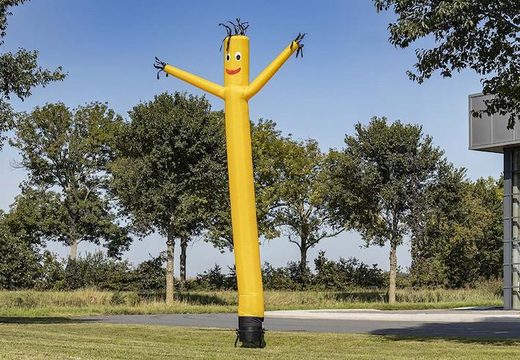 Inflatable skydancers in 6 or 8 meter in yellow for sale at JB Inflatables America. Order inflatable air dancers in standard colors and dimensions online