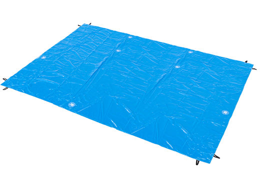 Buy a groundsheet of 10 meters by 15 meters for under inflatables