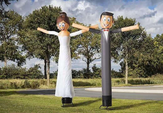 Buy the 4m skydancer wedding couple online at JB Inflatables America now. All standard inflatable wacky inflatable tube guy are super fast delivered
