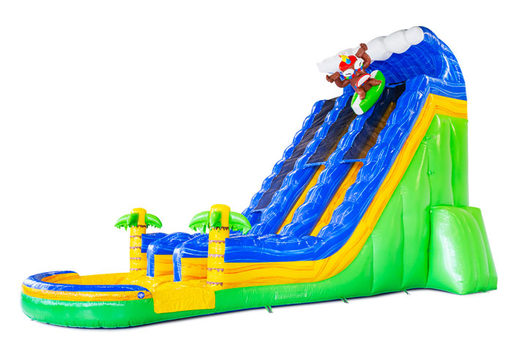 Buy inflatable water slide Waterslide D22 Hawaii with a tropical theme