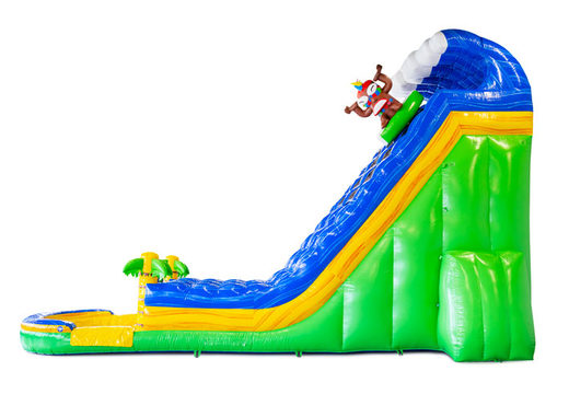 Buy inflatable water slide Waterslide D22 Hawaii with a tropical theme