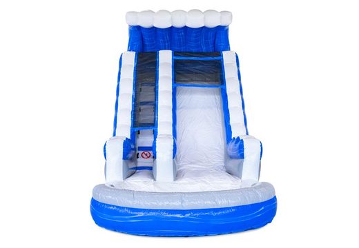 Inflatable water slide Waterslide S18 in blue and white for sale