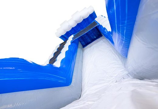 Order inflatable water slide Waterslide S18 in blue and white