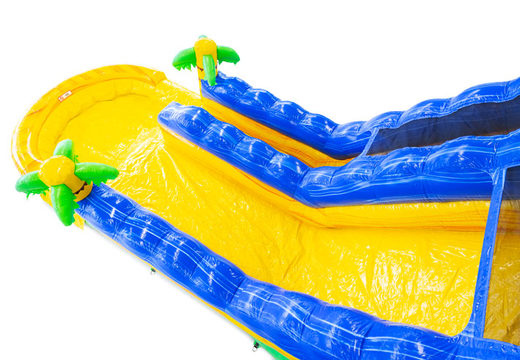 Inflatable water slide Waterslide S22 Hawaii with tropical theme for sale