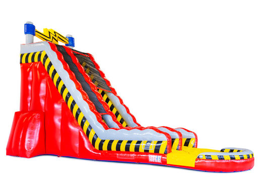 Inflatable water slide Waterslide S22 High Voltage with power theme for sale