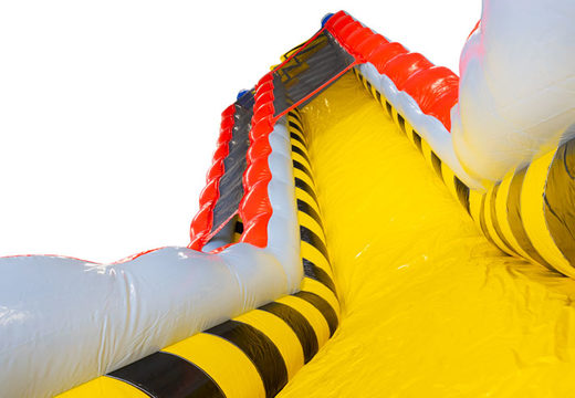 Buy inflatable waterslide Waterslide S22 High Voltage with electricity theme in red and yellow