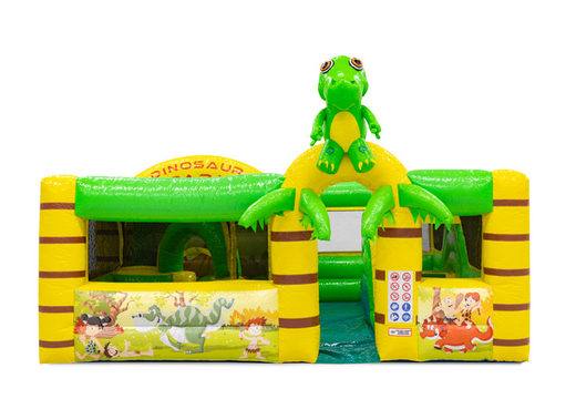 Order inflatable bouncy castle in Dinoworld theme for children. Buy inflatables online at JB Inflatables America