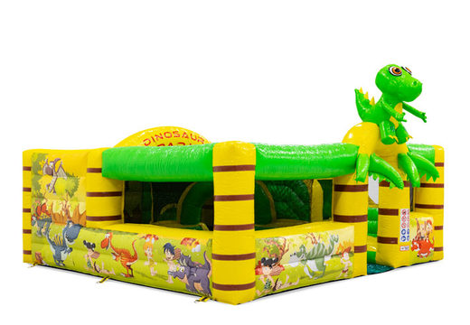 Order colored inflatable park in Dinoworld theme for children. Buy inflatables online at  JB Inflatables America