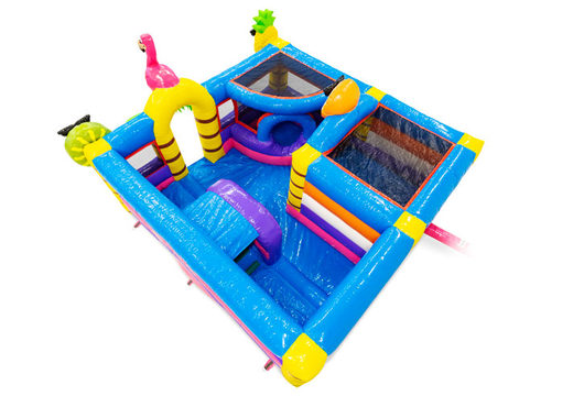 Buy Flamingo bouncy castle for children. Order bouncy castles online at JB Inflatables America