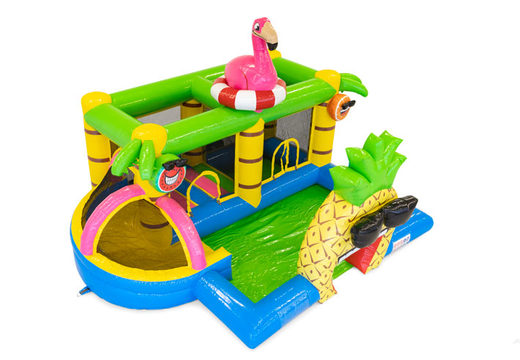 Order Flamingo bouncy castle for children. Buy bouncy castles online at JB Inflatables America